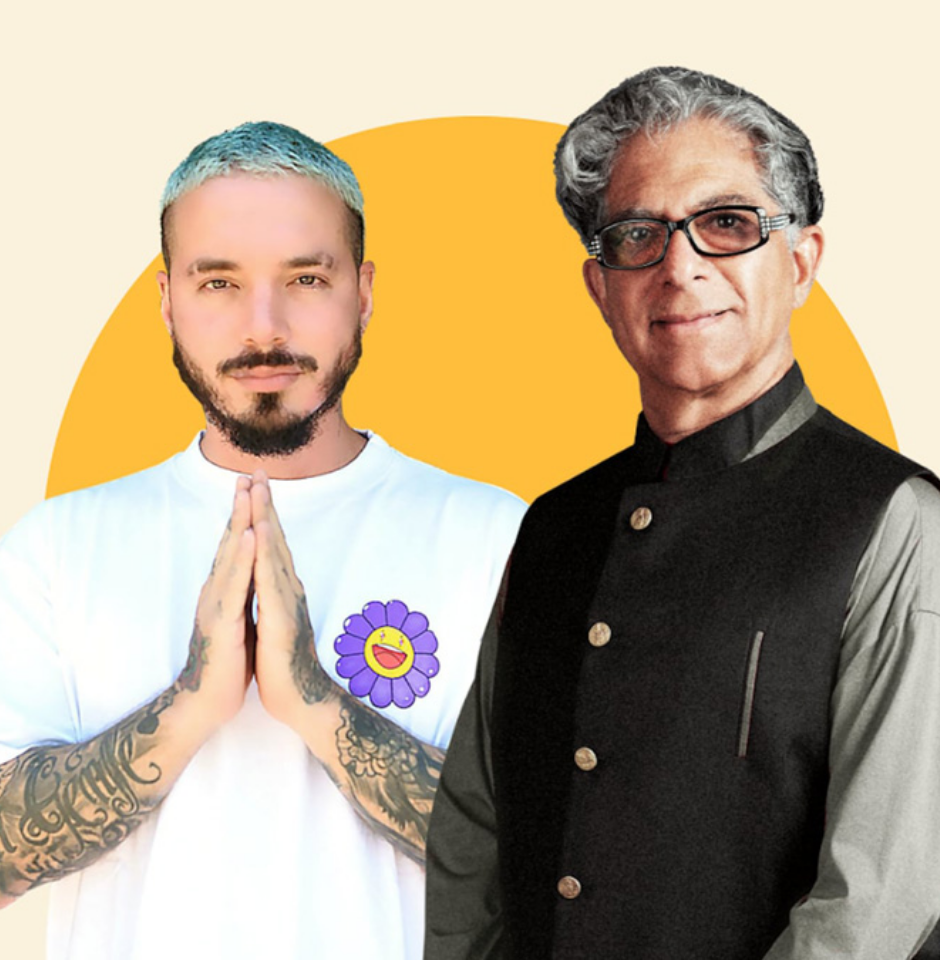 curso de meditación gratis con Deepack y J Balvin