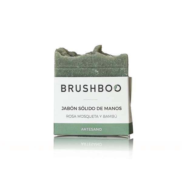 Brushboo, jabón sólido de manos.
