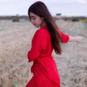 Vestido cruzado de María Malo